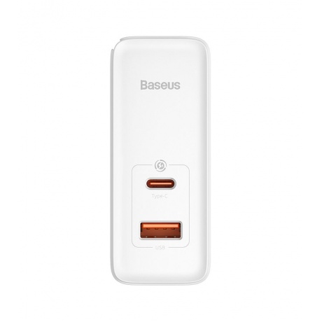 Сетевое зарядное устройство Baseus GaN5 Pro 100W White (CCGP090202) - фото 5