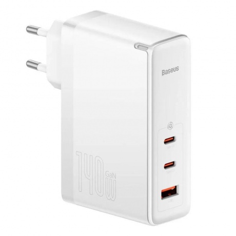 

Сетевое зарядное устройство Baseus GaN5 Pro 140W EU White (CCGP100202)