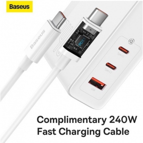 Сетевое зарядное устройство Baseus GaN5 Pro 140W EU White (CCGP100202) - фото 13