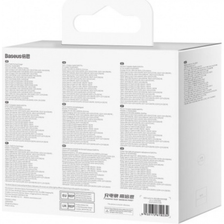 Сетевое зарядное устройство Baseus GaN5 Pro 140W EU White (CCGP100202) - фото 18