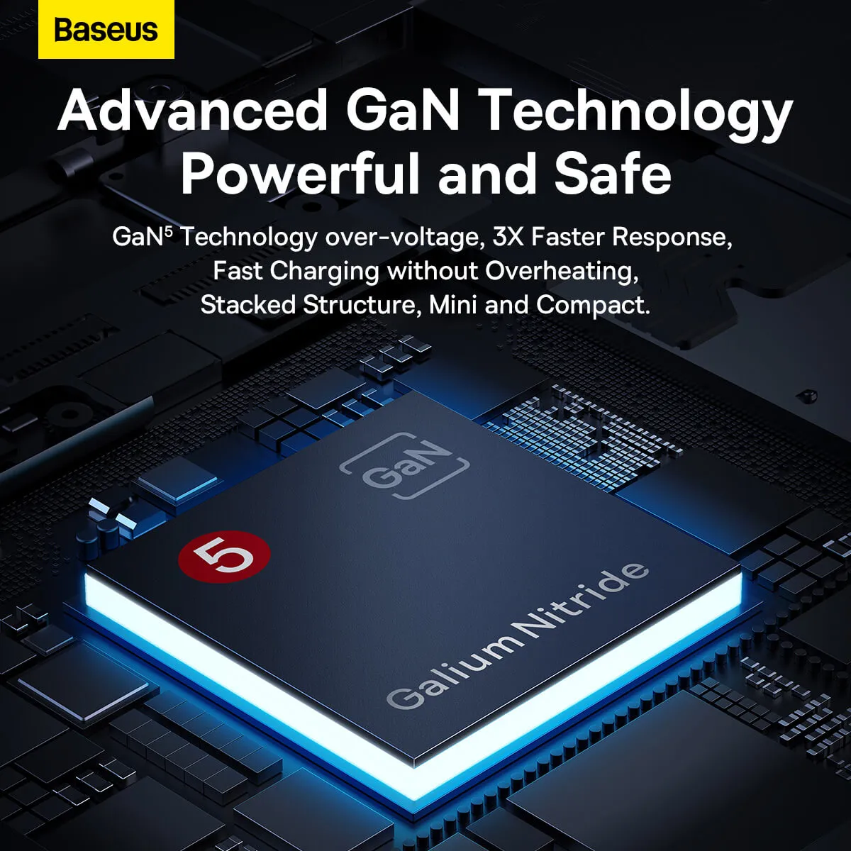 Сетевое зарядное устройство Baseus GaN5 Pro 67W Black (CCGP110201) - фото 10