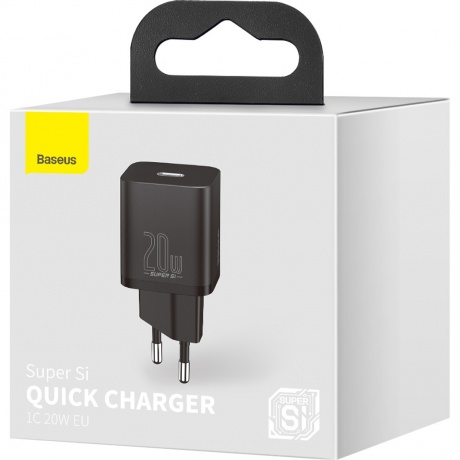 Сетевое зарядное устройство Baseus Super Si 20W EU Black (CCSUP-B01) - фото 7