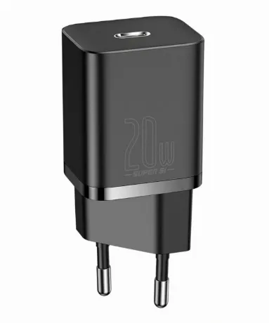 Сетевое зарядное устройство Baseus Super Si 20W EU Black (TZCCSU...