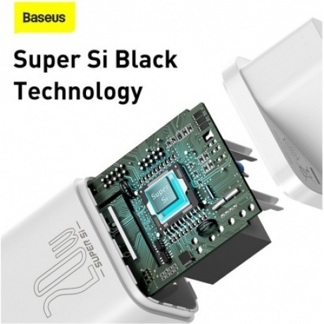 Сетевое зарядное устройство Baseus Super Si 20W EU White (CCSUP-B02) - фото 14