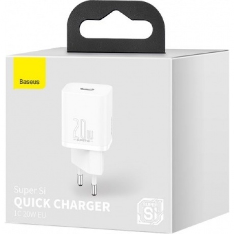 Сетевое зарядное устройство Baseus Super Si 20W EU White (CCSUP-B02) - фото 17