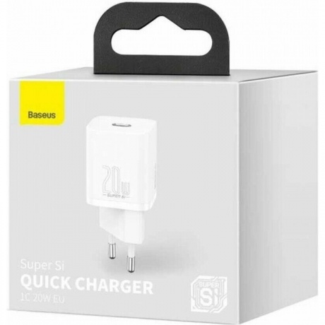 Сетевое зарядное устройство Baseus Super Si 20W EU White (CCSUP-B02) - фото 19