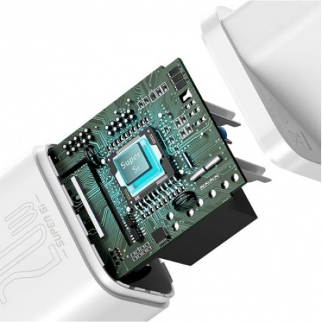 Сетевое зарядное устройство Baseus Super Si 20W EU White (CCSUP-B02) - фото 6