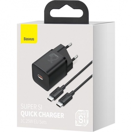 Сетевое зарядное устройство Baseus Super Si 25W Black (TZCCSUP-L01) - фото 12