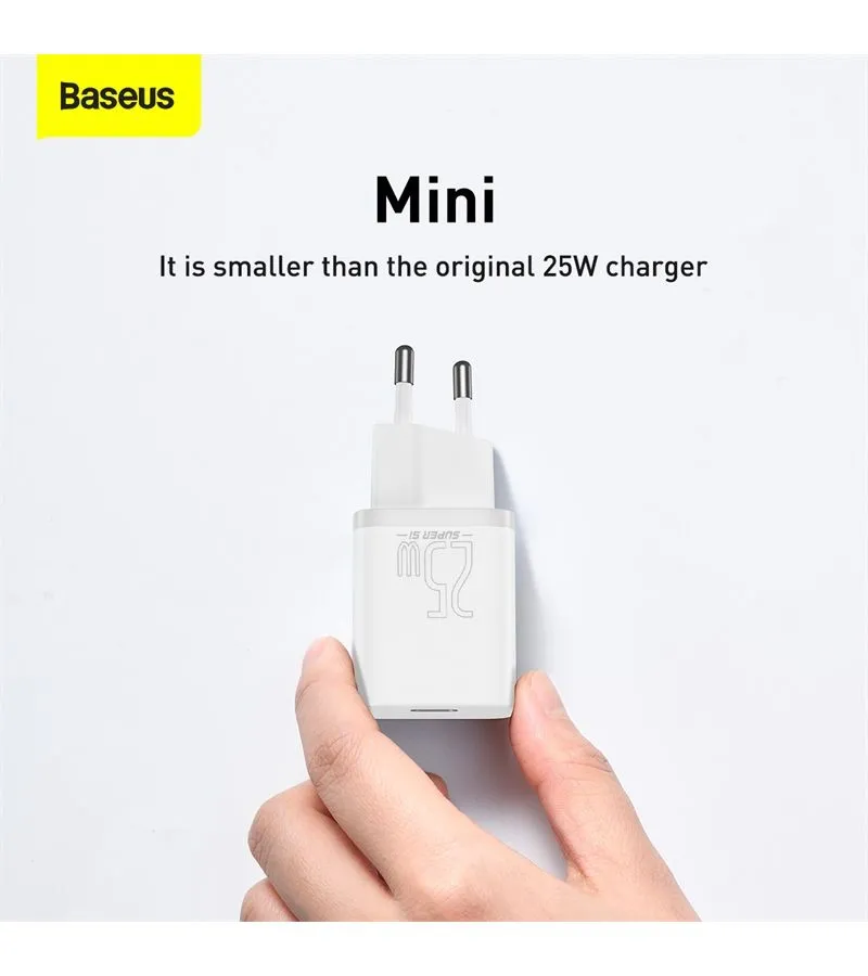 Сетевое зарядное устройство Baseus Super Si 25W White (TZCCSUP-L02) - фото 12
