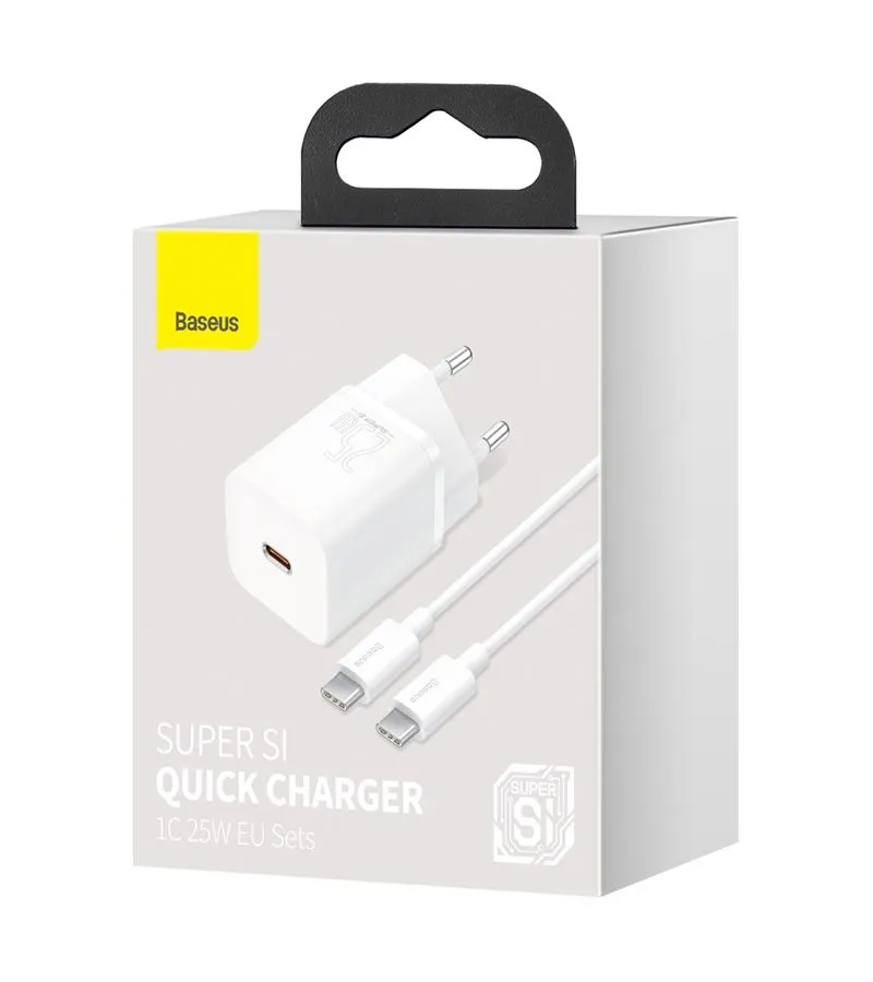 Сетевое зарядное устройство Baseus Super Si 25W White (TZCCSUP-L02) - фото 17