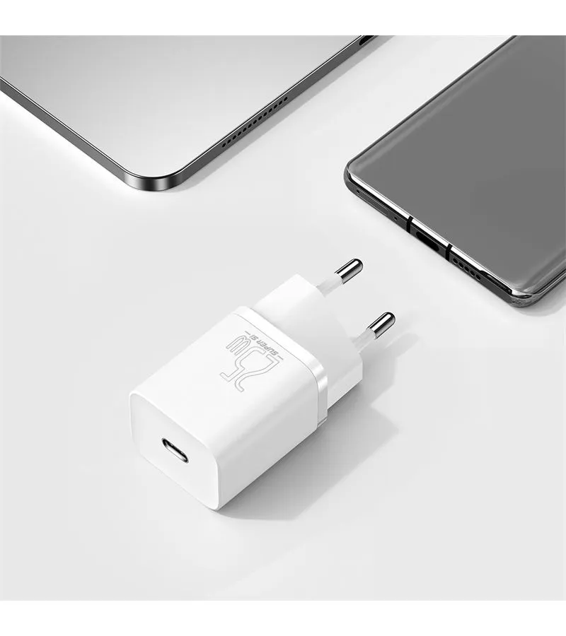 Сетевое зарядное устройство Baseus Super Si 25W White (TZCCSUP-L02) - фото 9
