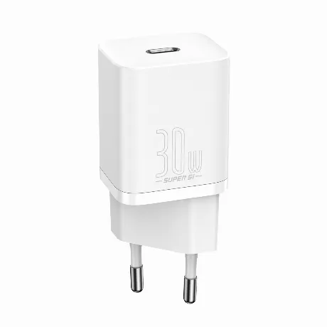 Сетевое зарядное устройство Baseus Super Si 30W EU White (CCSUP-...