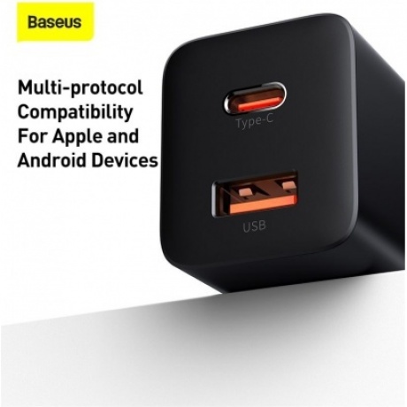 Сетевое зарядное устройство Baseus Super Si Pro 30W EU Black (CCSUPP-E01) - фото 14
