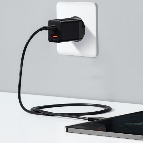 Сетевое зарядное устройство Baseus Super Si Pro 30W EU Black (CCSUPP-E01) - фото 7