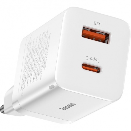 Сетевое зарядное устройство Baseus Super Si Pro 30W EU White (CCSUPP-E02) - фото 4