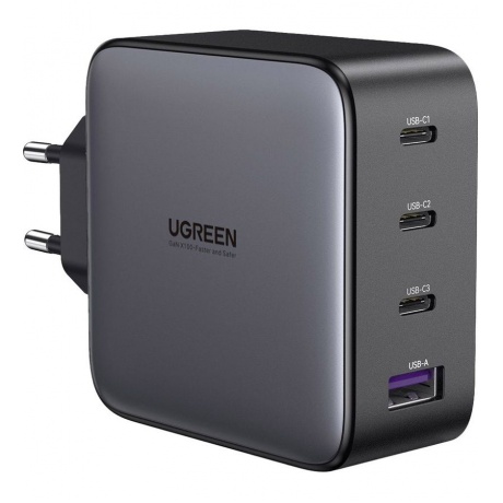 Сетевое зарядное устройство UGREEN CD226-90575 Space Gray (90575) - фото 1