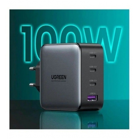 Сетевое зарядное устройство UGREEN CD226-90575 Space Gray (90575) - фото 8