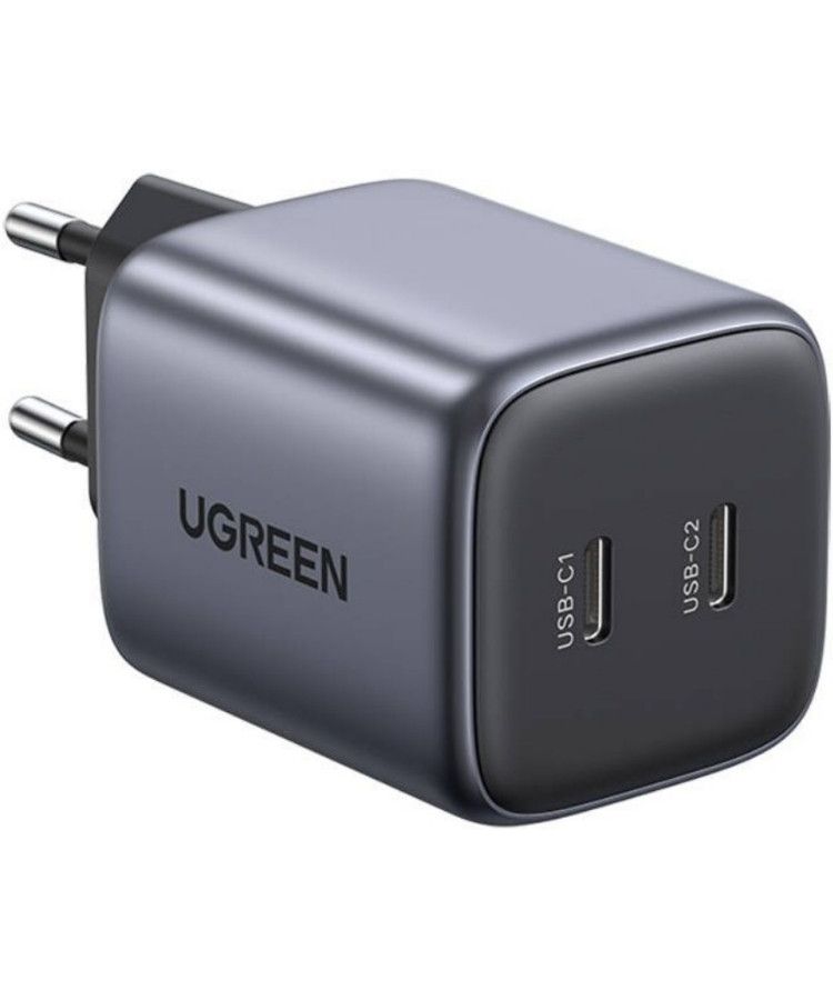 Сетевое зарядное устройство UGREEN CD294-90573 Space Gray (90573) блок питания зарядка zeepdeep для ноутбука lenovo 20v 2 25a 45w прямоугольный с кабелем adlx45nlc3a