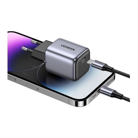 Сетевое зарядное устройство UGREEN CD318-90664 Space Gray (90664) - фото 3