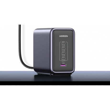 Сетевое зарядное устройство UGREEN CD333-90903B Nexode 300W GaN EU Black - фото 13