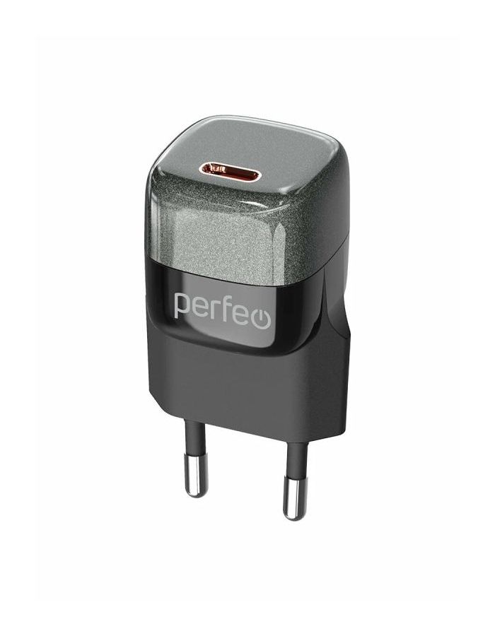 Сетевое зарядное устройство Perfeo i4650 GaN 20W black