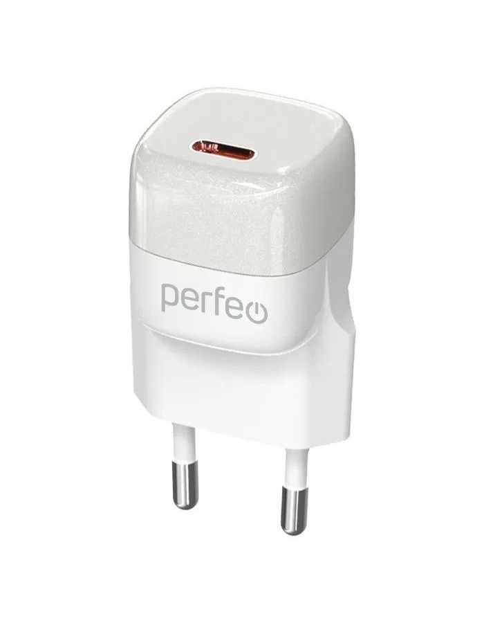Сетевое зарядное устройство Perfeo i4651 GaN 20W white