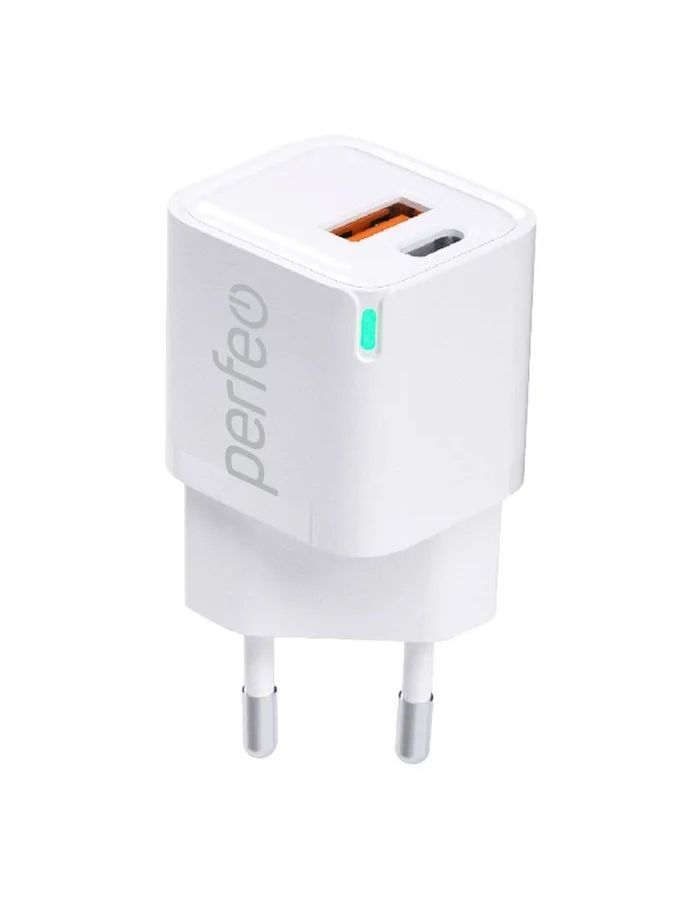 Сетевое зарядное устройство Perfeo i4652 GaN 20W white