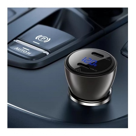 Автомобильное зарядное устройство ACEFAST B10 metal 0W черный - фото 5