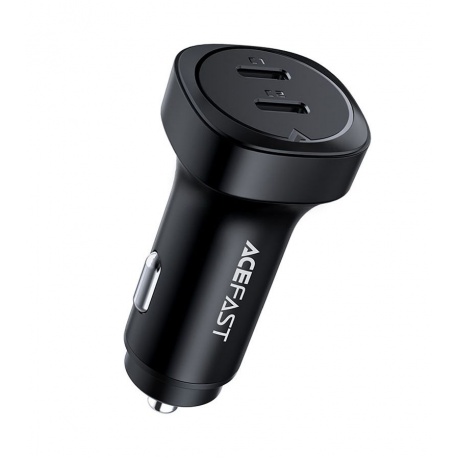 Автомобильное зарядное устройство ACEFAST B2 72W dual USB-C metal черный - фото 4