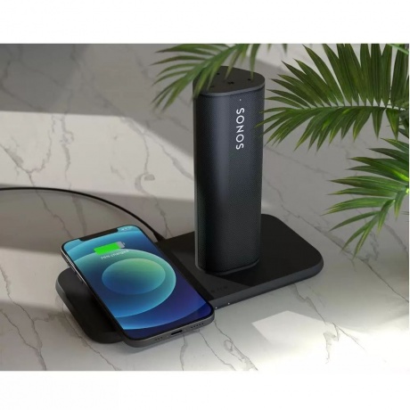 Беспроводное зарядное устройство ZENS Dual Fast Wireless Charger 2 x 10W Slim. Цвет: черный. - фото 8