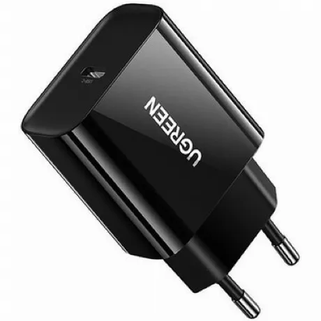 Сетевое зарядное устройство UGREEN CD137 USB-C PD 20Вт, цвет чер...