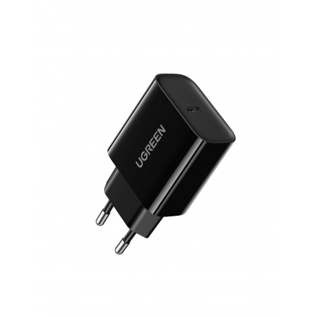 UGREEN. Сетевое зарядное устройство CD137 USB-C PD 20Вт, цвет черный (10191) - фото 1