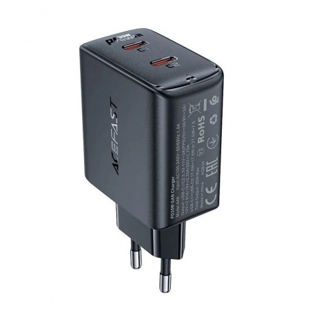 Сетевое зарядное устройство ACEFAST A49 черный - фото 4