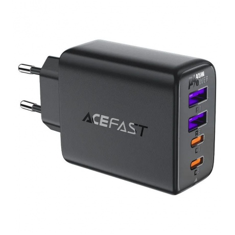 Сетевое зарядное устройство ACEFAST A61 черный - фото 1