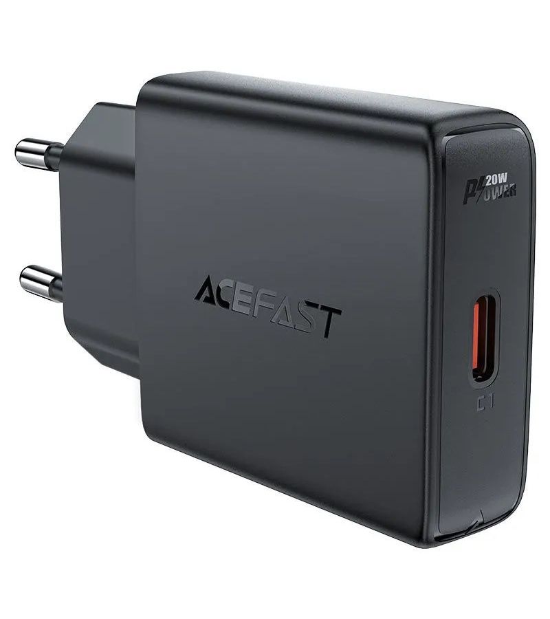 Сетевое зарядное устройство ACEFAST A65 черный сетевое зарядное устройство topon gan 130w usb 3xtype c белый