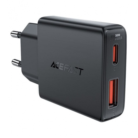 Сетевое зарядное устройство ACEFAST A69 черный - фото 1