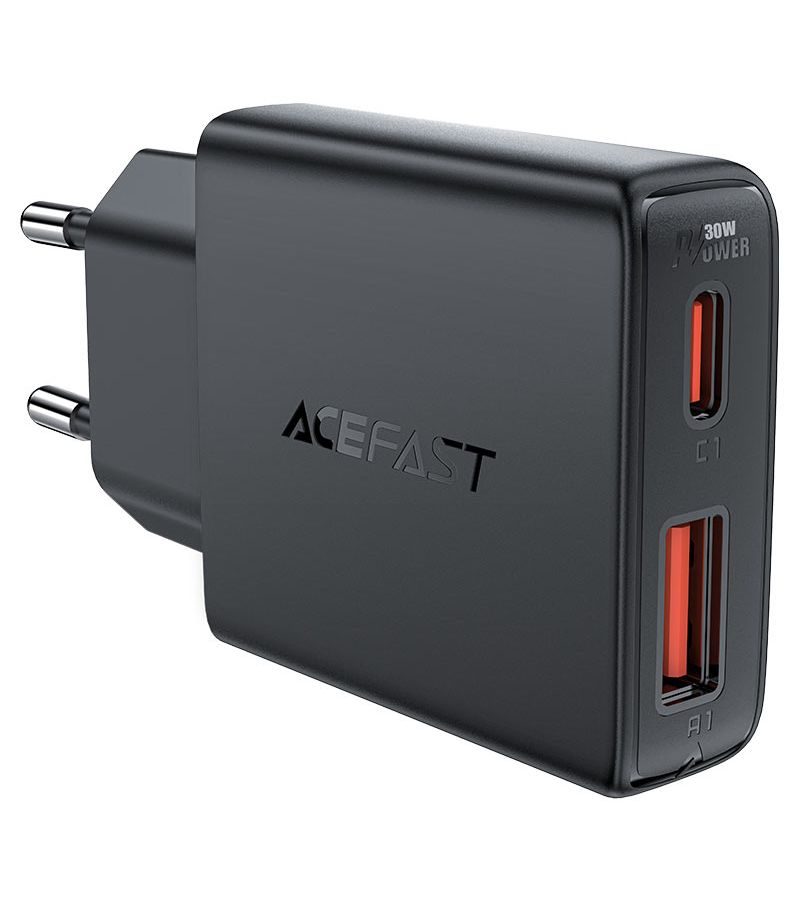 цена Сетевое зарядное устройство ACEFAST A69 черный