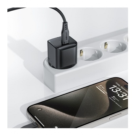 Сетевое зарядное устройство ACEFAST A77 mini черный - фото 2