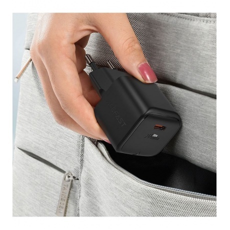 Сетевое зарядное устройство ACEFAST A77 mini черный - фото 5