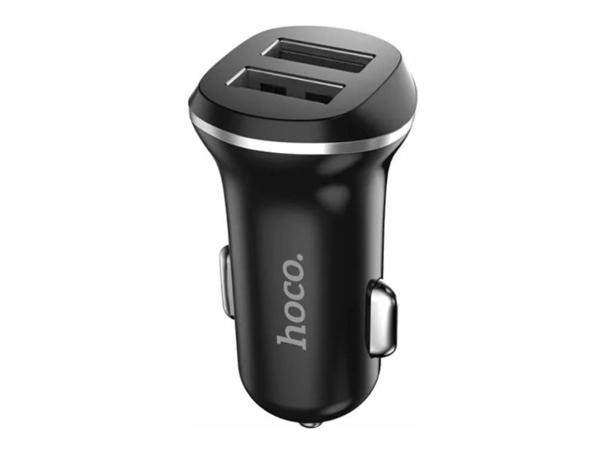 Автомобильное зарядное устройство Hoco Z1, 2USB, 2.1A, черный (35909)