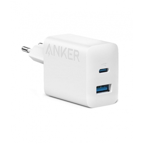 Сетевое зарядное устройство Anker 312 A2348 20W USB + USB-C белое - фото 8