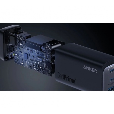 Сетевое зарядное устройство Anker 737 GaNPrime A2148 120W 2хUSB-C + USB черное - фото 7