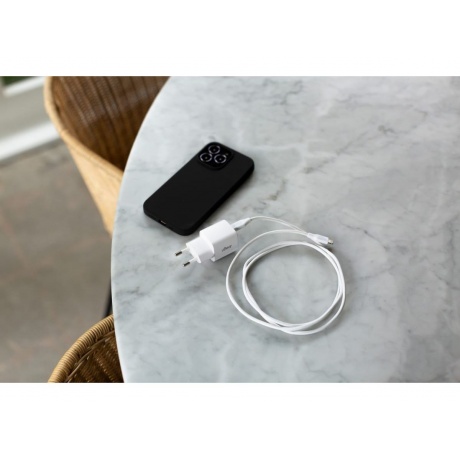 Сетевое зарядное устройство uBear Select Wall charger 20W Type-C белое - фото 5