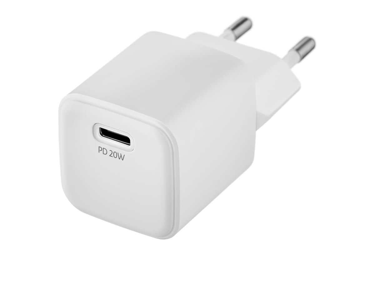 Сетевое зарядное устройство uBear Select Wall charger 20W Type-C белое WC20WH01-AD - фото 1