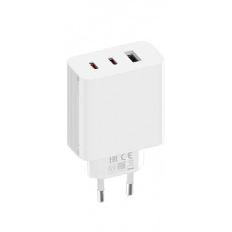

Сетевое зарядное устройство Xiaomi 67W GaN Charger 2C1A USB + 2xType-C белое