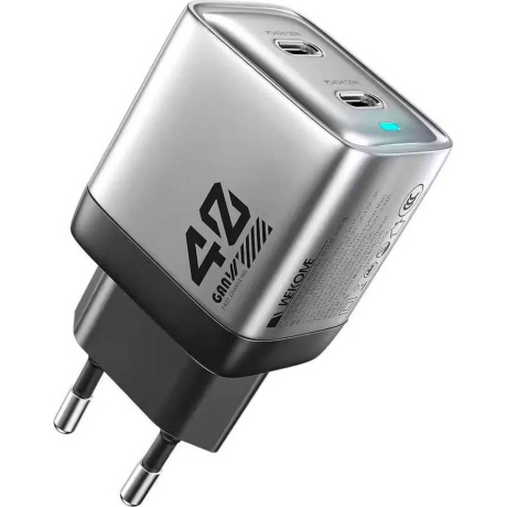 Зарядное устройство GaN 40W (C+C ) Wekome WP-U02