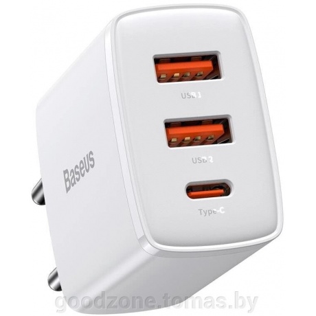 Сетевое зарядное устройство Baseus Compact White (CCXJ-E02) - фото 4