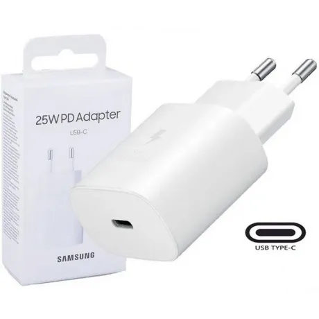 Сетевое зарядное устройство Samsung EP-TA800 с кабелем Type-C 1м...