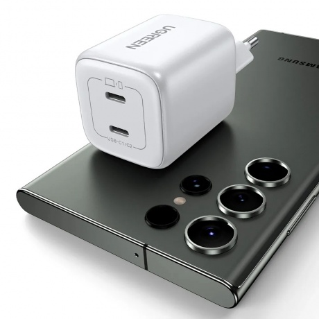 Сетевое зарядное устройство Ugreen CD294 White (15327) - фото 8