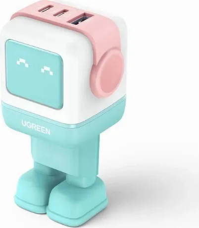Сетевое зарядное устройство Ugreen CD361 Pink/Blue (35855)